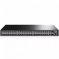 Switch Tp-link 10/100/1000MBps, Gigabit Jetstream, 48 Portas Poe+ - Tl-sg3452p