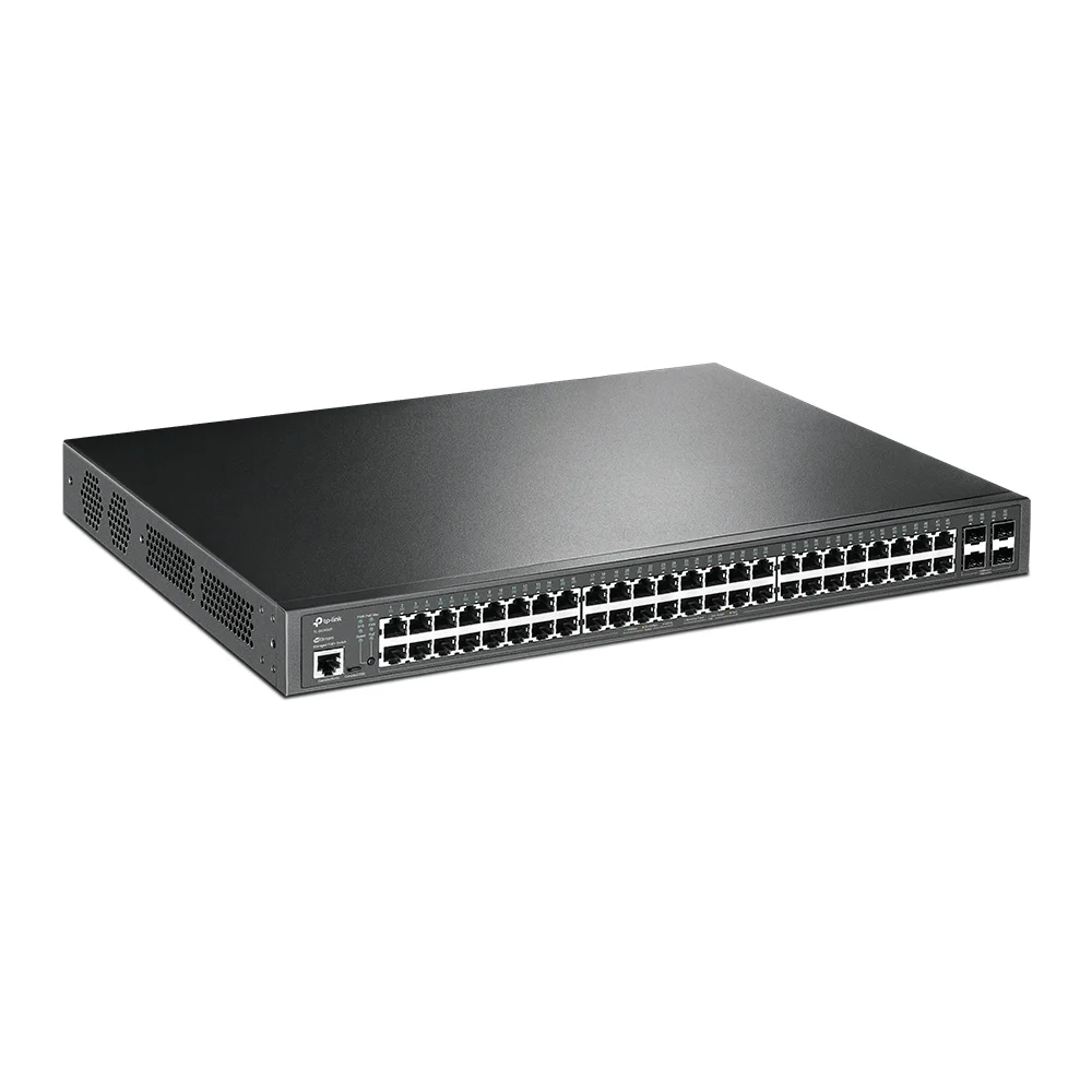 Switch Tp-link 10/100/1000MBps, Gigabit Jetstream, 48 Portas Poe+ - Tl-sg3452p