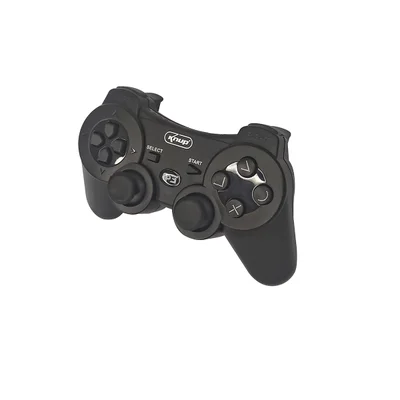 Controle PS3 Sem Fio Knup, para PC, DualShock 3, com Cabo USB para Recarregar
