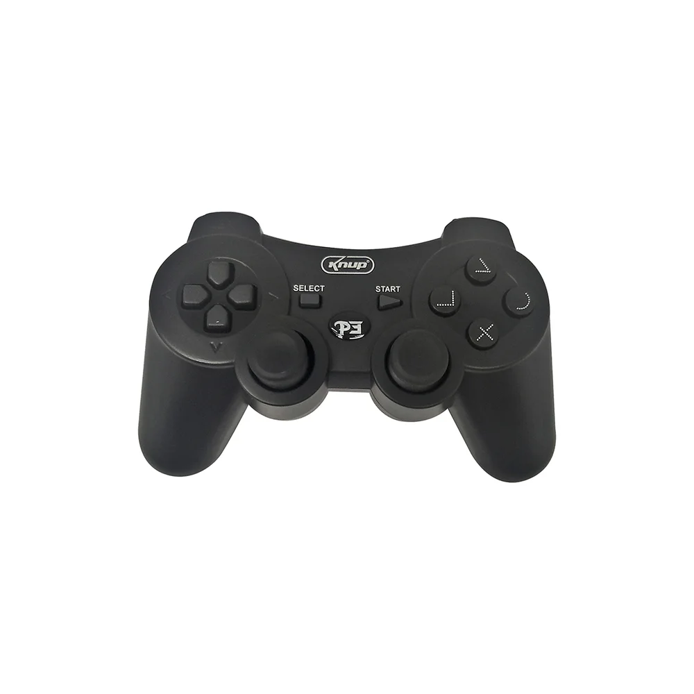 Imagem 4 de 5 do produto Controle PS3 Sem Fio Knup, para PC, DualShock 3, com Cabo USB para Recarregar