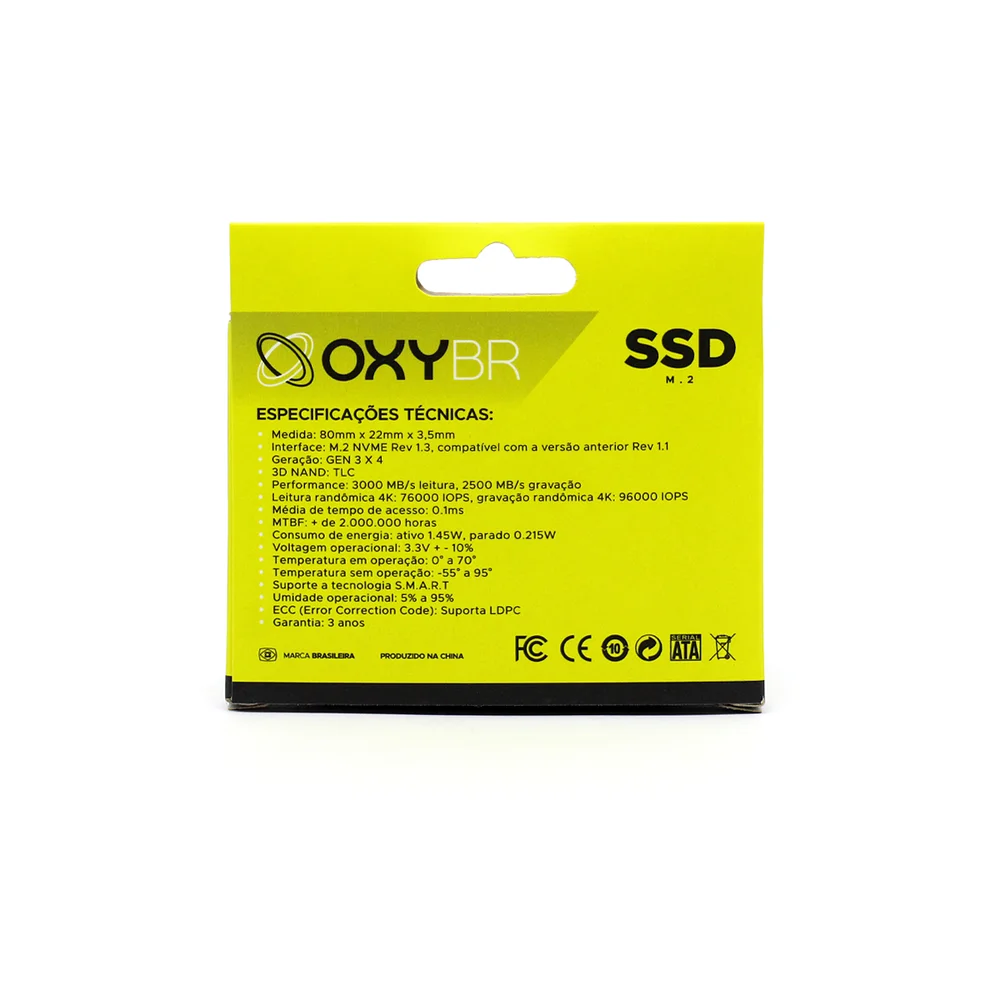 Ssd M2 2280 Oxybr KaBuM