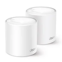 Roteador TP-Link Deco X50, 2402 Mbps, WiFi 6, AX3000, 2 Antenas Internas, Dual Band 2.4/5Ghz, Branco - 02 Unidades