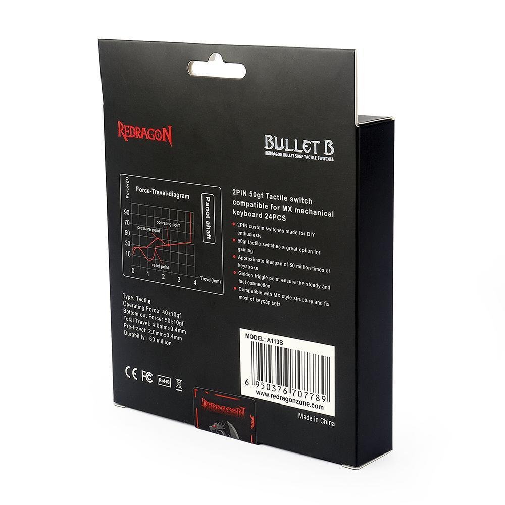 Switch Para Teclado Mecânico, Tactile Com 24 Bullet B