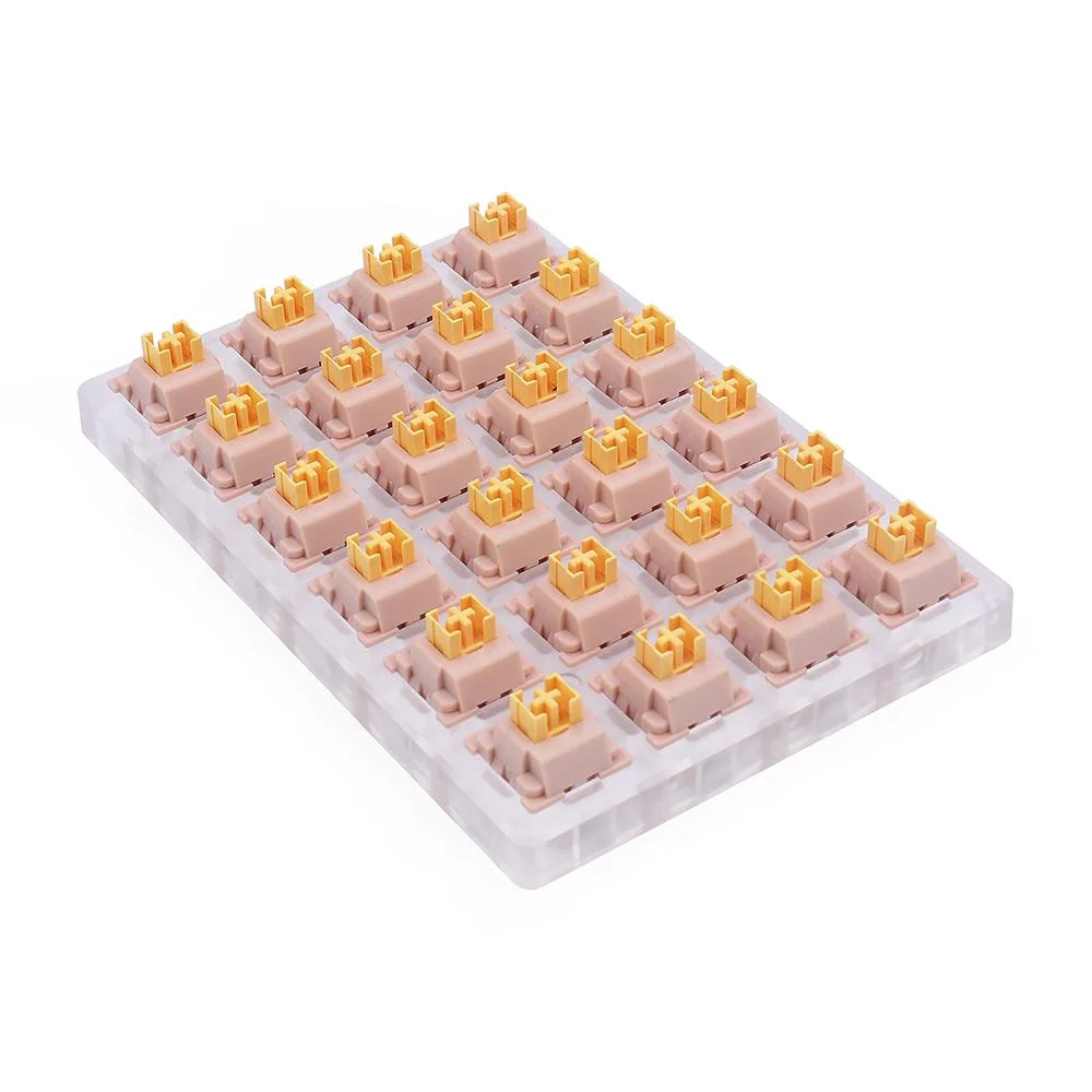 Imagem 3 de 5 do produto Kit De Switches Para Teclado Mecânico, Redragon Bullet Ql, Linear, Com 24 Peças - A113ql
