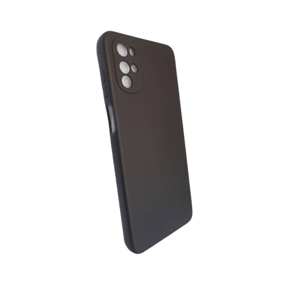 Imagem 3 de 5 do produto Capa Capinha Silicone Elxcases Aveludada, P/ Motorola Moto G22, 6.5 Polegadas, Preto