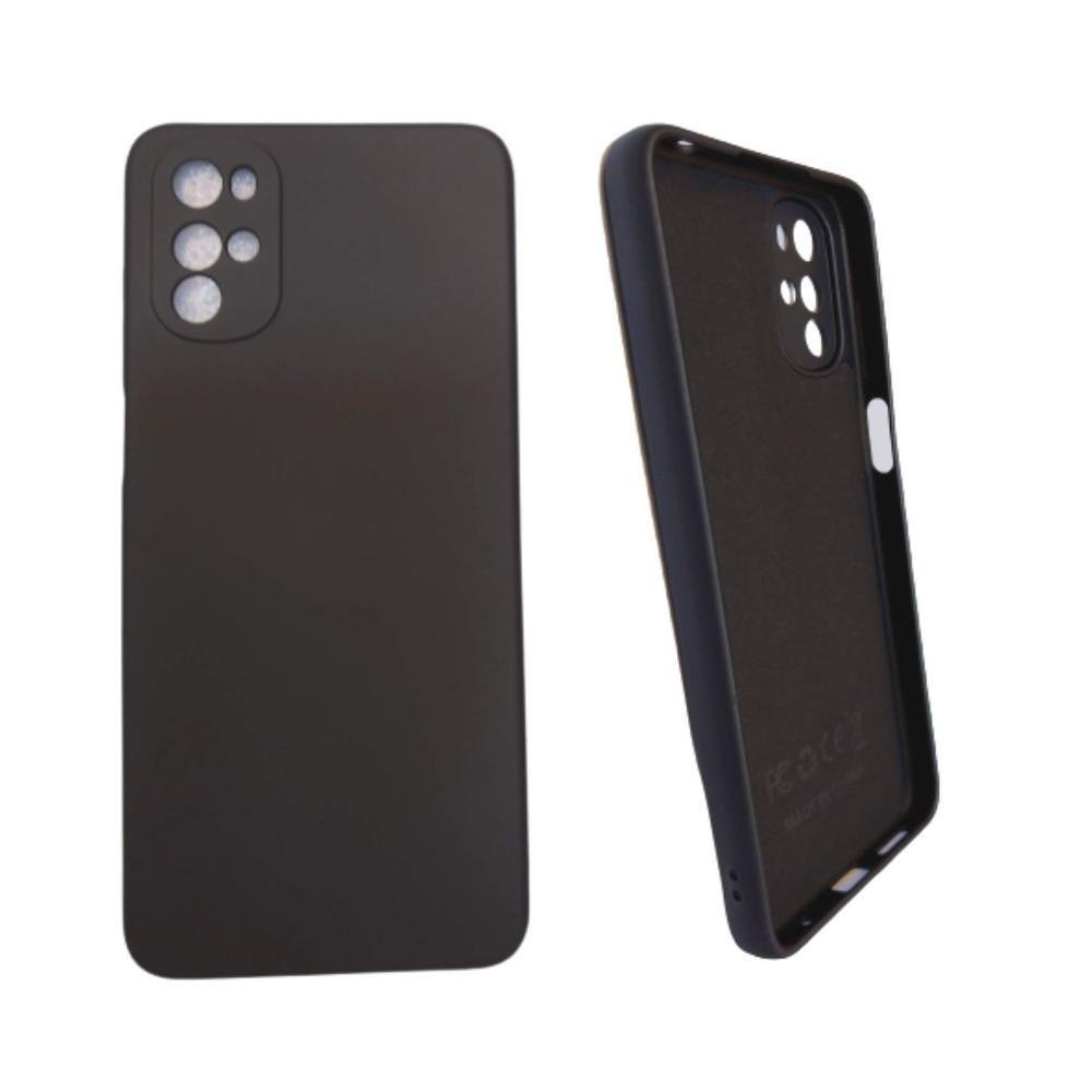 Imagem 4 de 5 do produto Capa Capinha Silicone Elxcases Aveludada, P/ Motorola Moto G22, 6.5 Polegadas, Preto