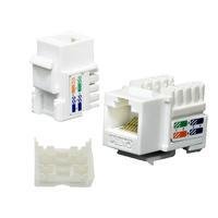 O Keystone Cat.5E Speedlan é constituído por material resistente, proporcionando maior durabilidade a altos impactos. O conector é ideal para montagen