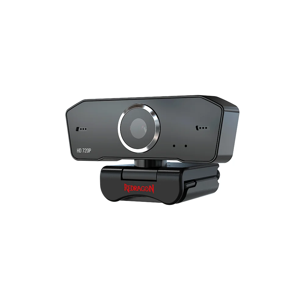 Imagem 2 de 5 do produto Webcam Gamer E Streamer Redragon Fobos 2, 720P, 2 microfones integrados - Gw600-1