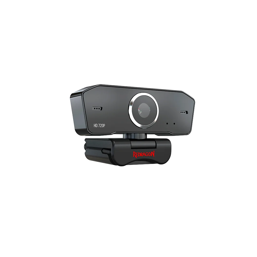 Imagem 5 de 5 do produto Webcam Gamer E Streamer Redragon Fobos 2, 720P, 2 microfones integrados - Gw600-1