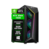 【YゲーミングPC】Ryzen5 5500 RTX3060ti PC Gamer Completo Ryzen 5 5500, RTX 3060, 16GB DDR4, SSD 480GB