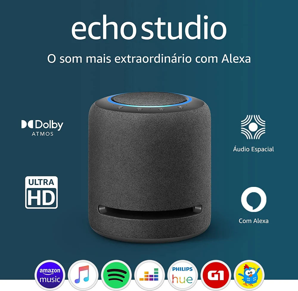 Echo Studio Amazon Com Alexa Smart Speaker KaBuM