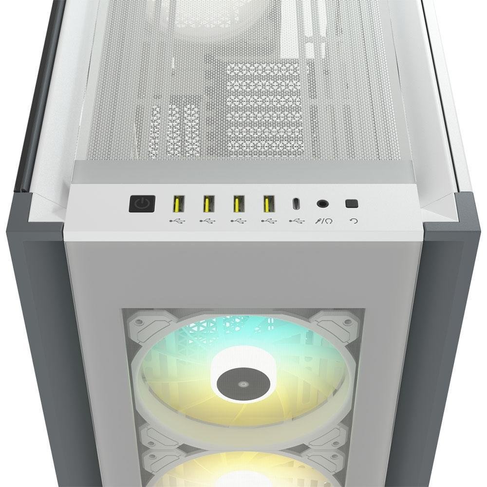 Gabinete Corsair Icue 7000x ArGB Branco KaBuM