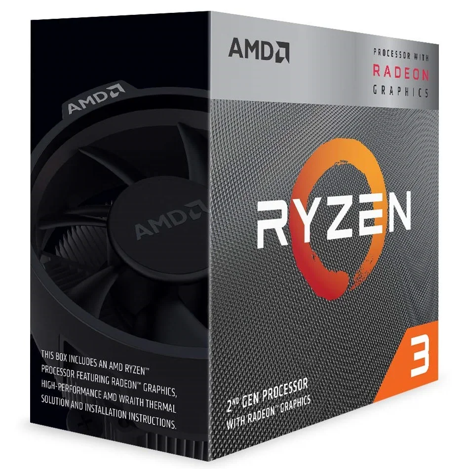 Processador AMD Ryzen 3 3200G, 3.6GHz (4GHz Max Turbo), Cache 4MB, Quad Core, 4 Threads, AM4, Radeon Vega 8 Integrado - YD320GC5FIBOX