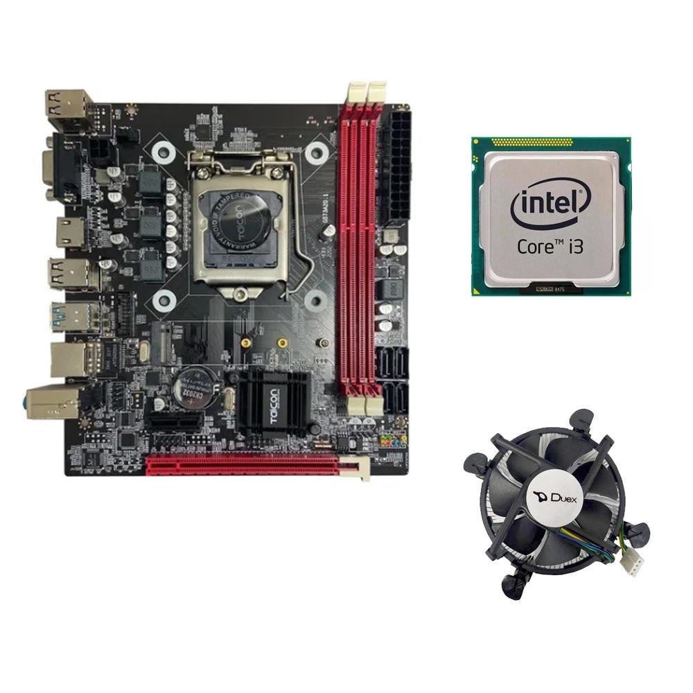 Kit Placa Mãe Taicon   Intel Core I3   Cooler KaBuM