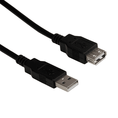 Cabo Extensor Tblackrox, USB 2.0, 3 Mts, Extensão, Preto