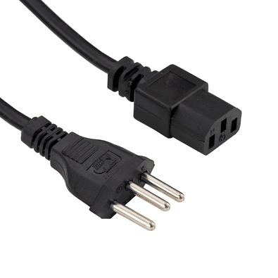 Cabo De Força Duallux Tripolar,  1.8 Mts, 0,75 Mm, 10A, Para Fonte, Monitor E PC