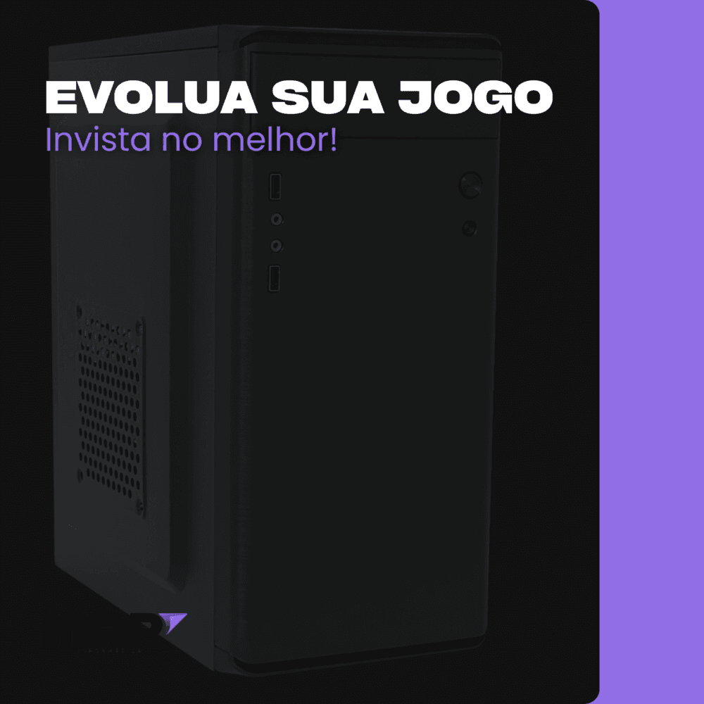 PC Intel Core I5 8GB SSD 120GB Win 10 Preto KaBuM