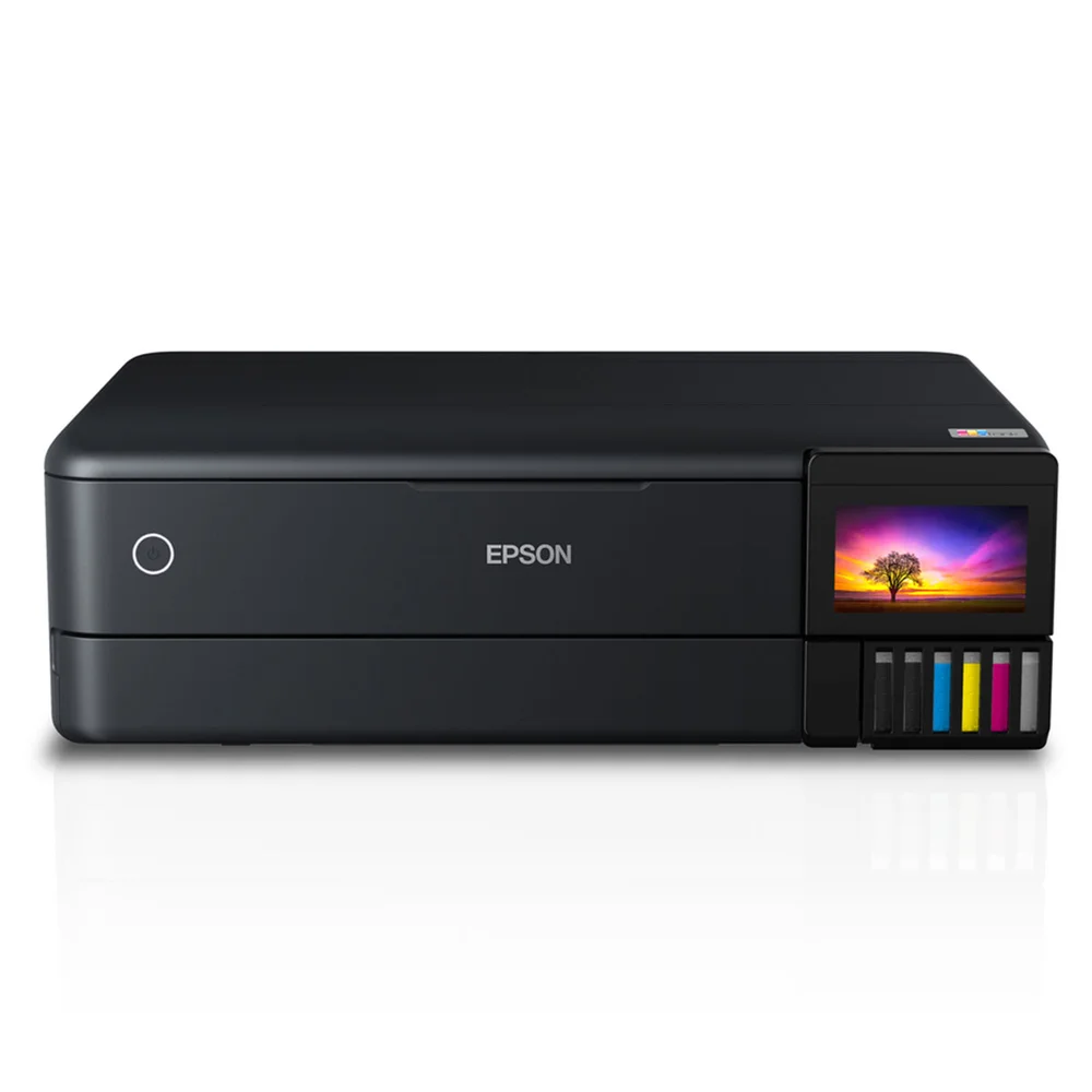 Imagem 4 de 5 do produto Impressora Multifuncional Epson Ecotank L8180 Fotográfica Colorida Wi-fi Usb Visor Lcd 110v - Preto