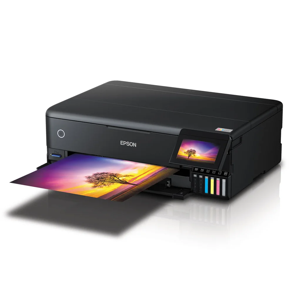 Imagem 5 de 5 do produto Impressora Multifuncional Epson Ecotank L8180 Fotográfica Colorida Wi-fi Usb Visor Lcd 110v - Preto