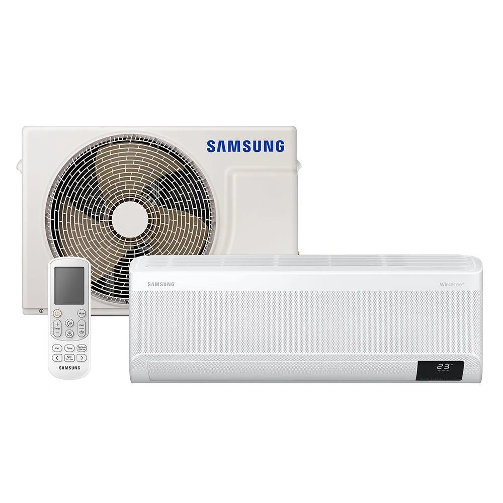 Ar Condicionado Samsung Windfree Connect, Split Inverter, 12000 Btus, 220V, Frio - Ar12bvfaawkxaz Ar Condicionado Samsung Windfree Connect, Split Inverter, 12000 Btus, 220V, Frio - Ar12bvfaawkxaz