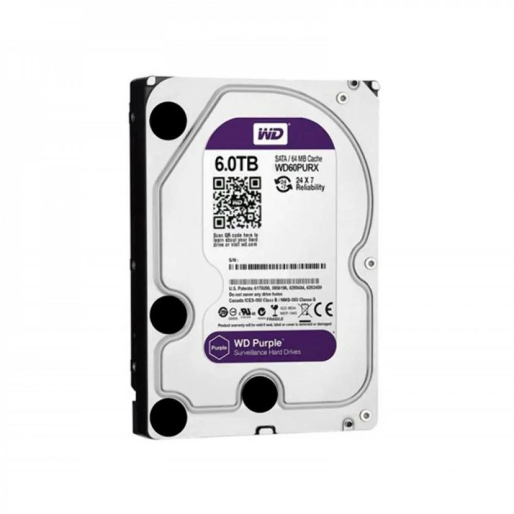 HD WD Purple Surveillance 6TB 5400 RPM 35 KaBuM
