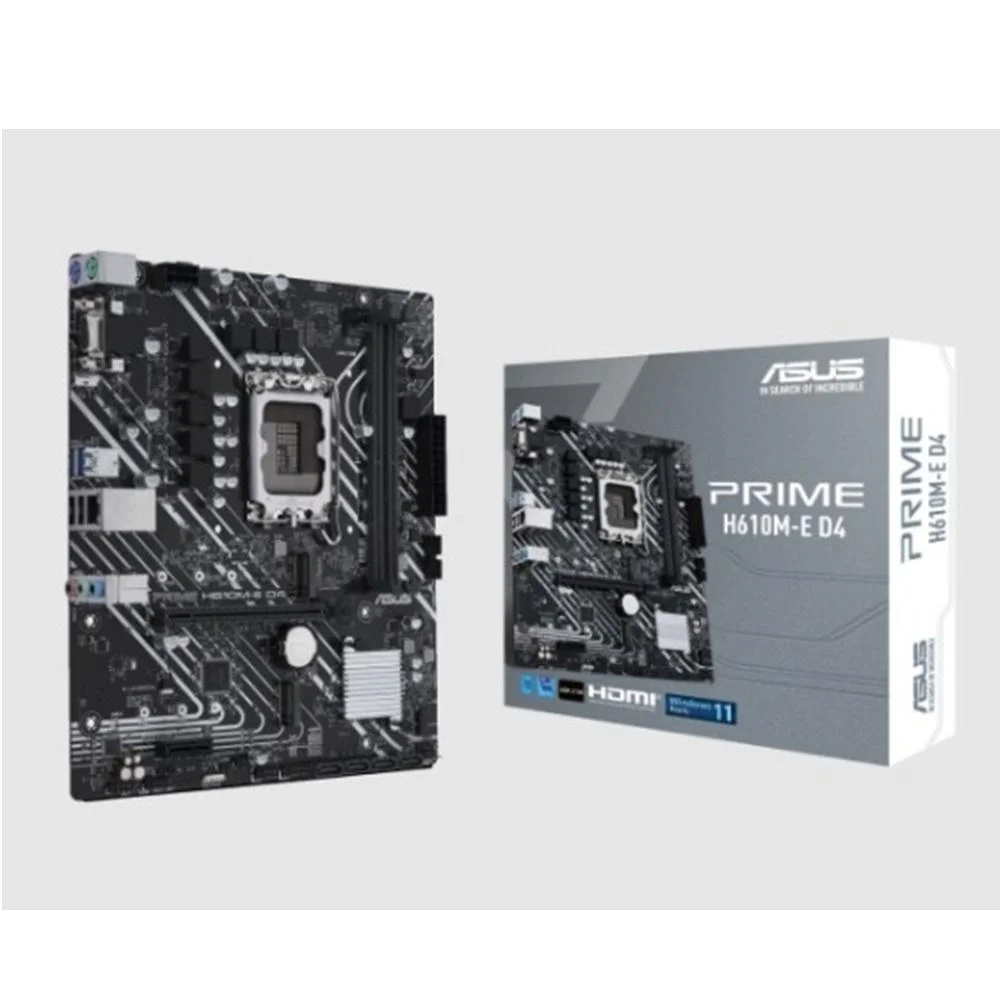 Imagem 3 de 3 do produto Placa-Mãe Asus H610M-D D4, Intel, mATX, DDR4, RGB - 90MB1A00-M0EAY0
