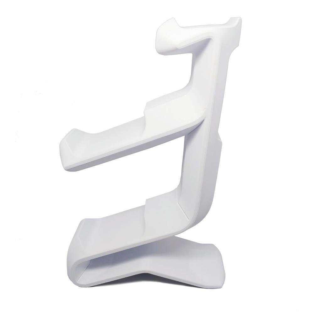 Imagem 5 de 5 do produto Suporte Sculpy 2CTF, Mesa Game Xbox One, S E X, Para 2 Controles E Headset, Branco