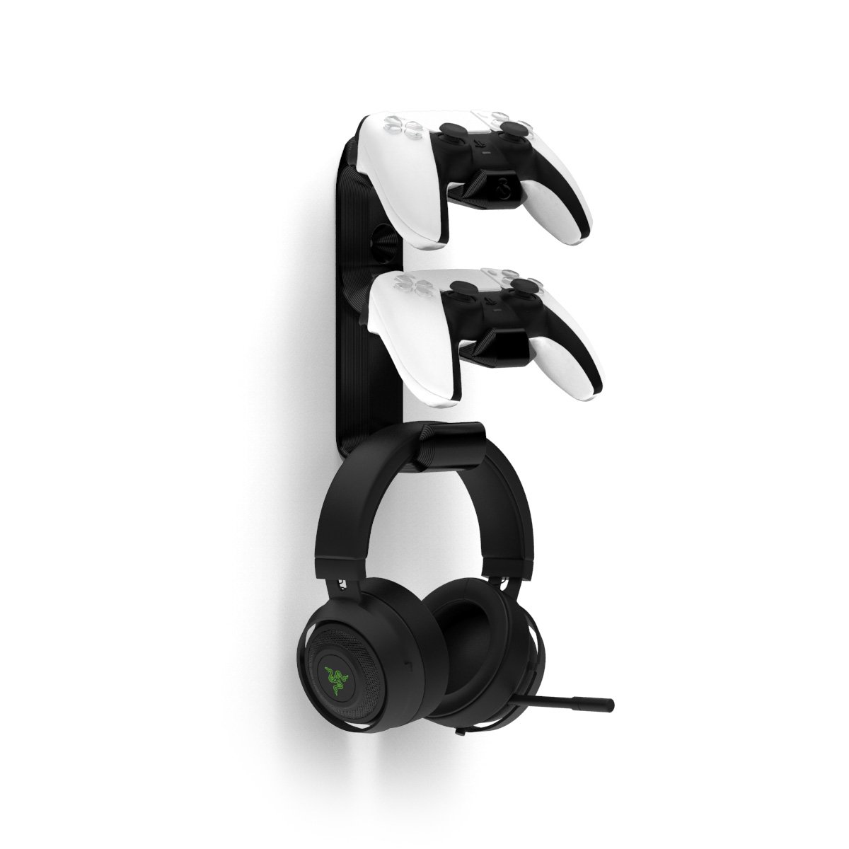 Suporte Sculpy VN, De Parede, P/ 2 Controles De Playstation 5 E Headphone, Preto