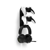 Suporte Sculpy VN, De Parede, P/ 2 Controles De Playstation 5 E Headphone, Preto