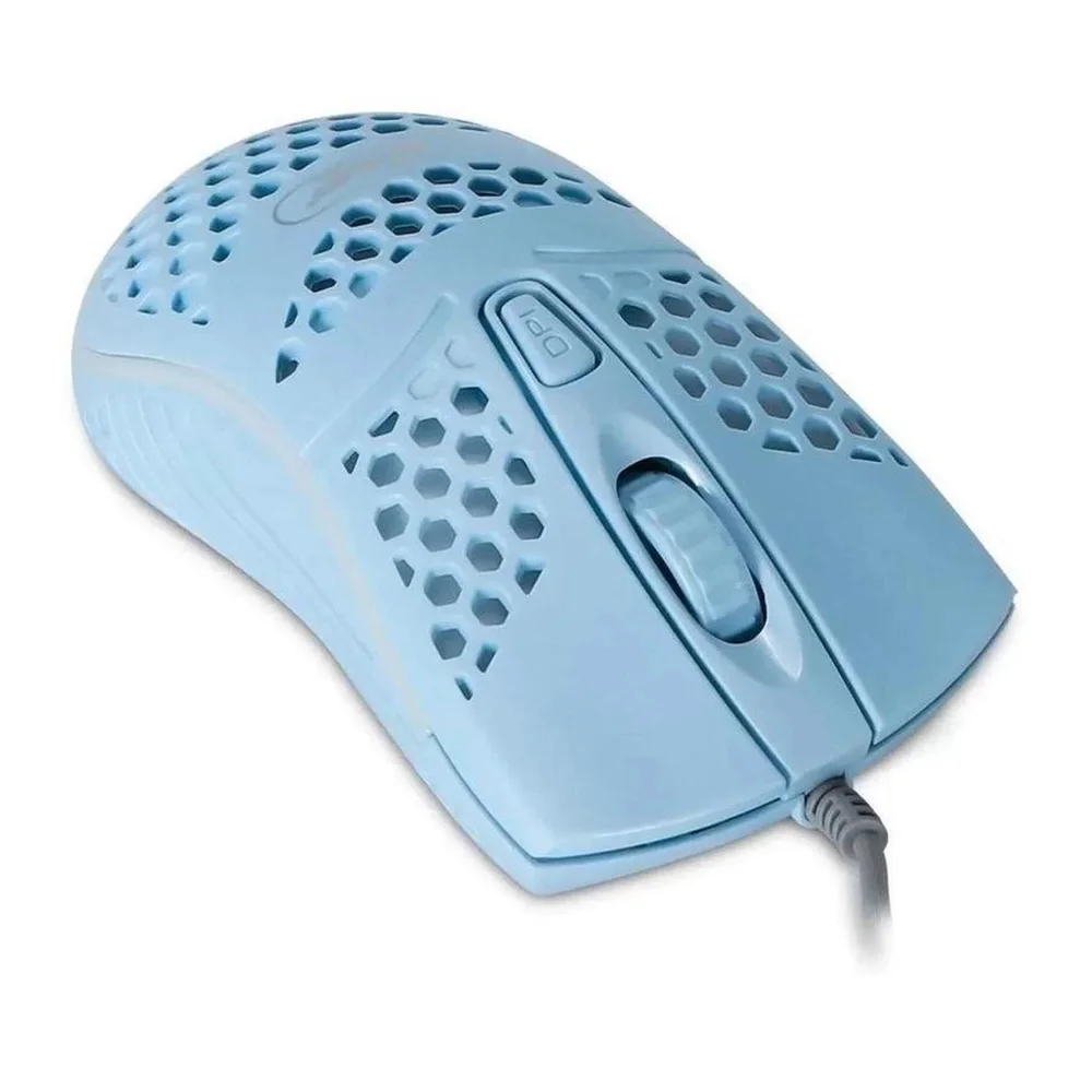 Imagem 3 de 4 do produto Mouse Óptico Usb 2.0 Com Fio Pra Computador Knup Kp-mu010 1000 Dpi Azul