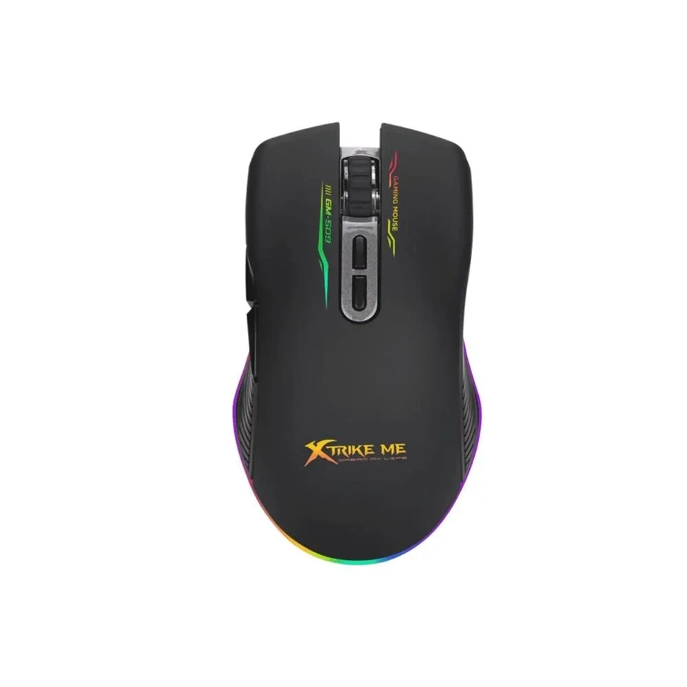 Mouse Xtrikeme Gm509 RGB 2400dpi 7 Botões KaBuM