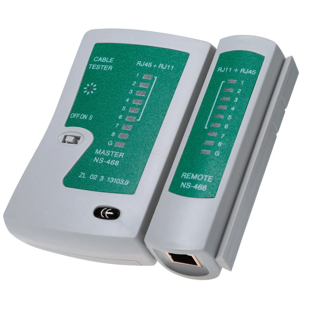 Imagem 2 de 4 do produto Testador De Cabo De Rede, Rj11 E Rj45