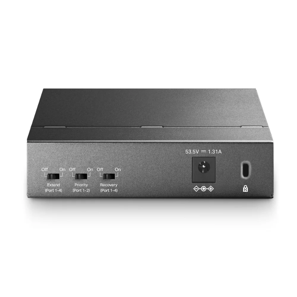 Imagem 4 de 5 do produto Switch 5 Portas 10/100 Gigabit 4 Portas Poe + Tl-sf1005p