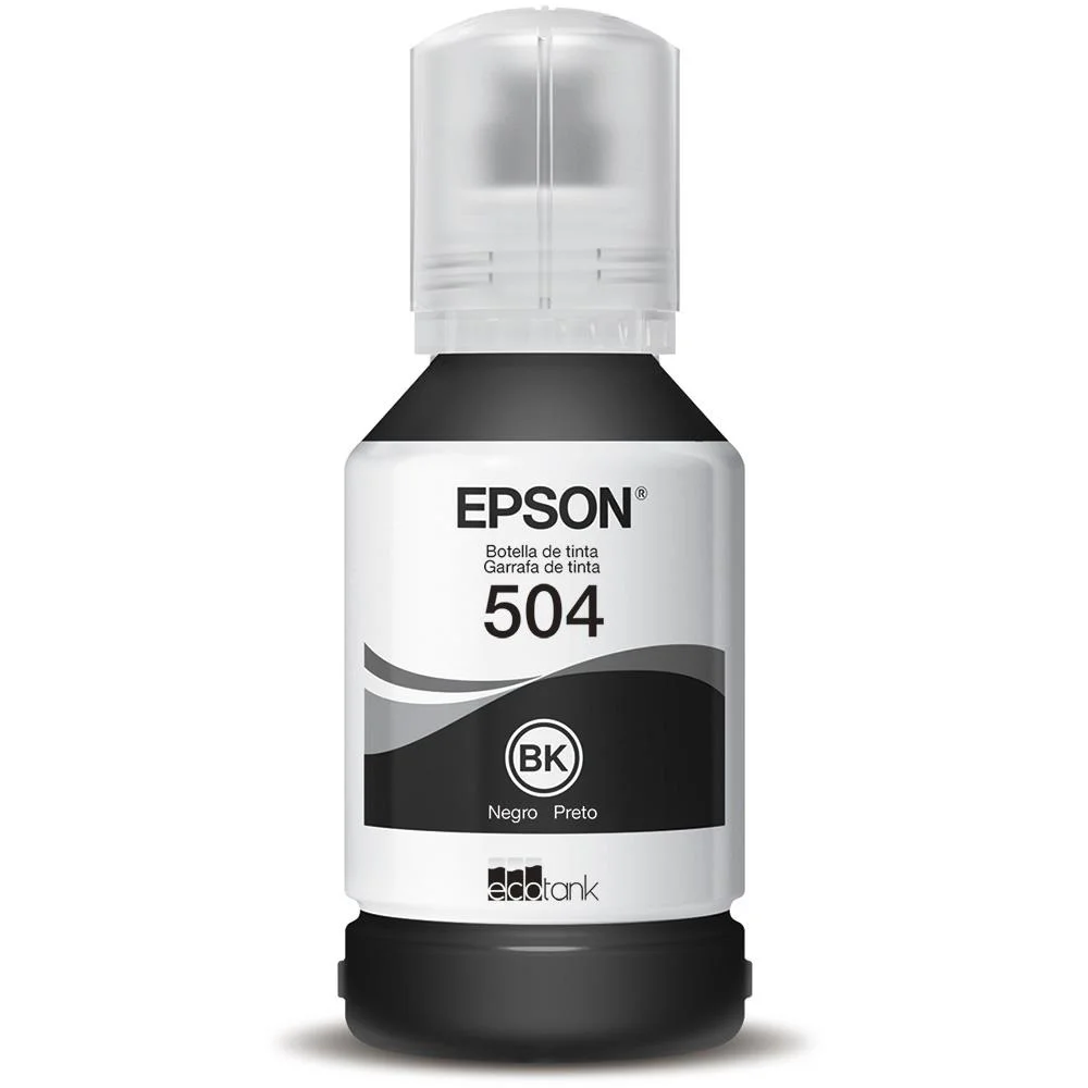 Refil de Tinta Epson 504 Preto