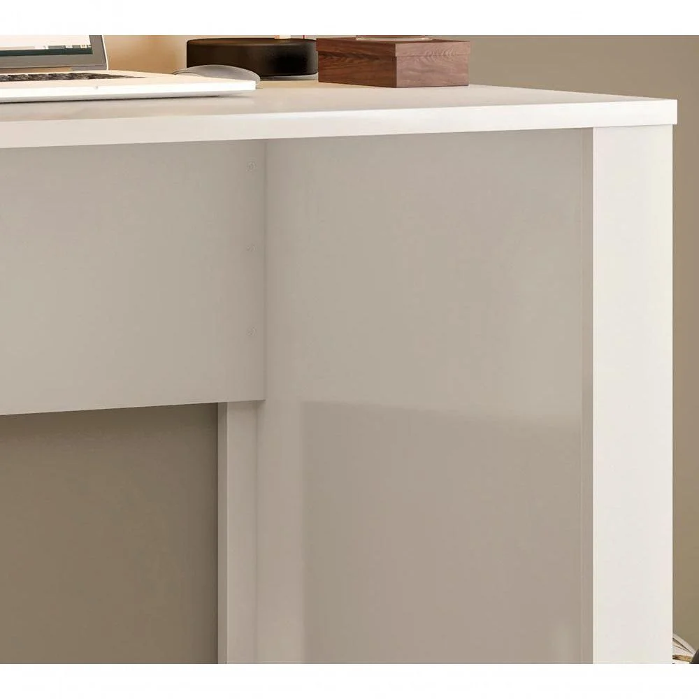 Imagem 2 de 5 do produto Mesa Escrivaninha Para Computador Office 29500 Branco