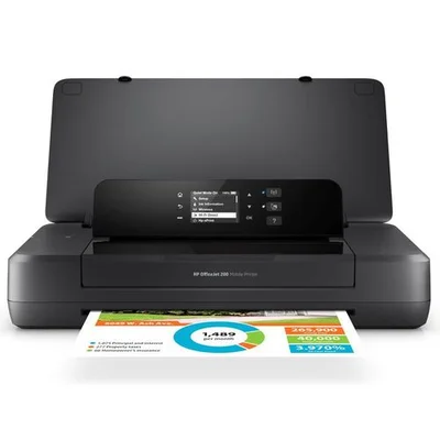 Impressora Jato De Tinta HP Officejet Mobile 200, Colorida, USB 2.0 + Wi-Fi, Bivolt - CZ993AAC4