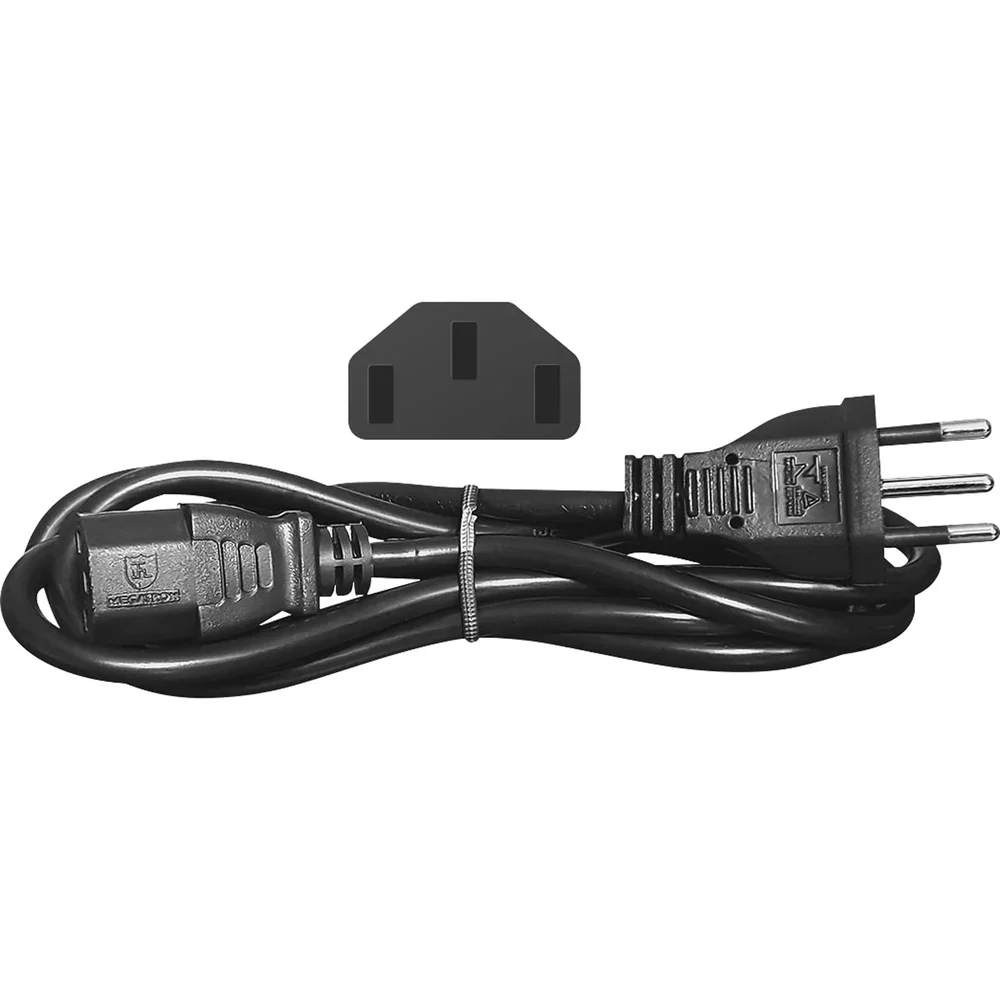 Imagem 5 de 5 do produto Cabo De Forca Para Cpu 1,8m TriPolegadasar Megatron 75752