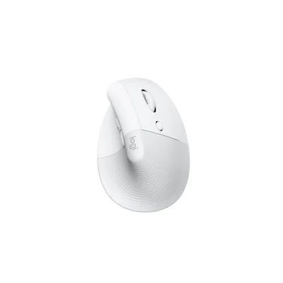 Mouse Sem Fio, Logitech, Bluetooth, USB, Logi Bolt, Vertical Lift - Branco