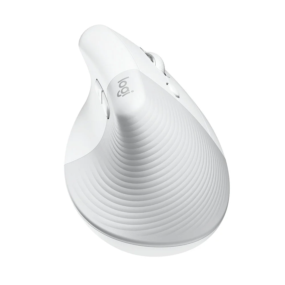 Imagem 3 de 5 do produto Mouse Sem Fio, Logitech, Bluetooth, USB, Logi Bolt, Vertical Lift - Branco
