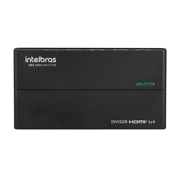 Imagem 4 de 5 do produto Divisor HDMI Intelbras, Vex 3004 Splitter, 1x4, Preto - 4780043