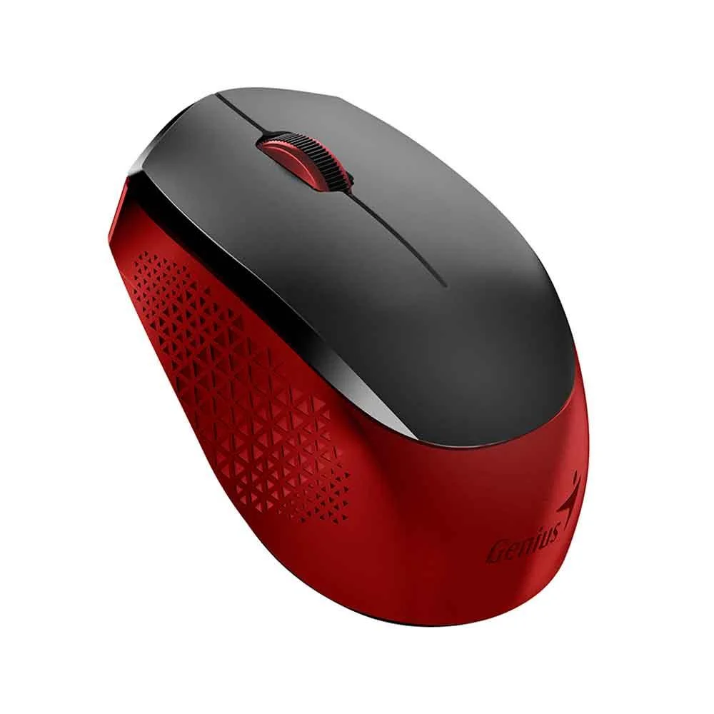 Imagem 3 de 5 do produto Mouse Genius Nx-8000s, Wireless, 1200 DPI, 3 Botões, Vermelho - 31030025404