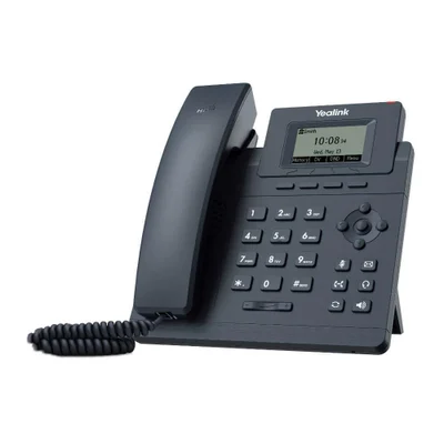 Telefone Yealink Sip T30p, Com Fonte IP, Display LCD