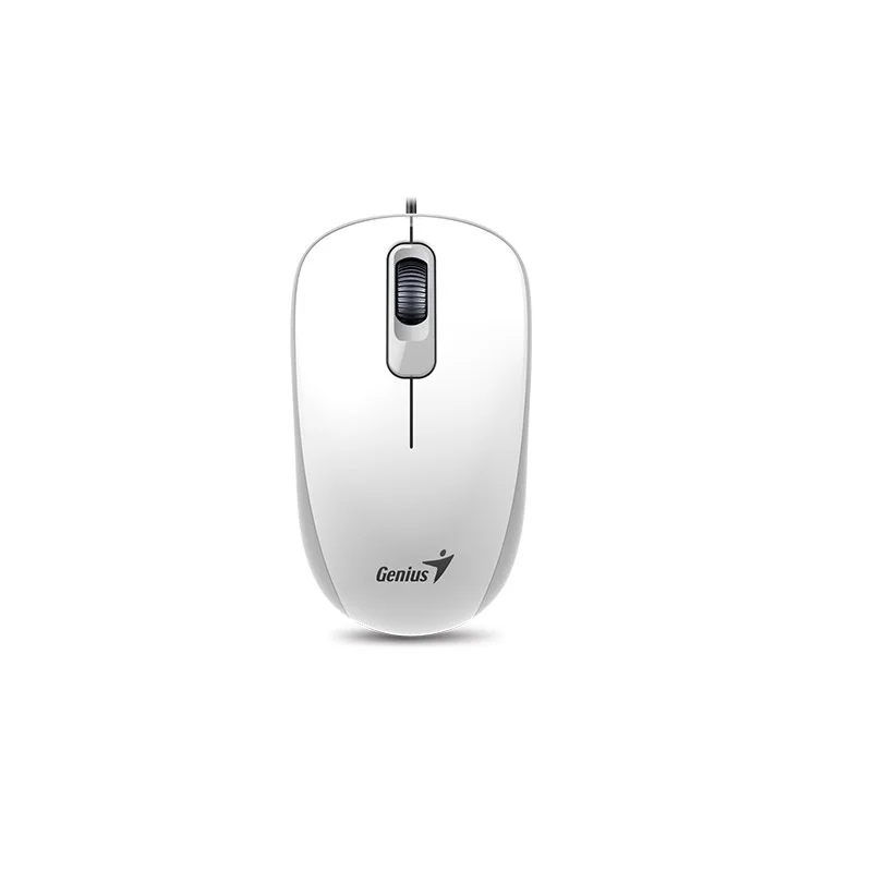 Imagem 2 de 3 do produto Mouse Genius Dx-110, Com Fio 1.5M, 1000 DPI, 3 Botões, Ambidestro, Branco - 31010116102
