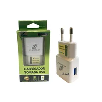 Carregador De Parede X-Cell, USB, 5V, 2.4A, Branco - XC-USB-9