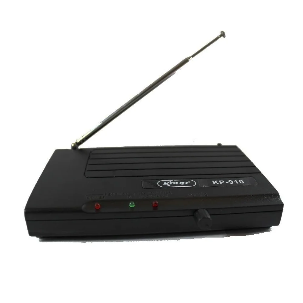 Imagem 3 de 5 do produto Microfone Sem Fio Knup Dinâmico, 175 MHz, VHF/UHF, Profissional - KP 910