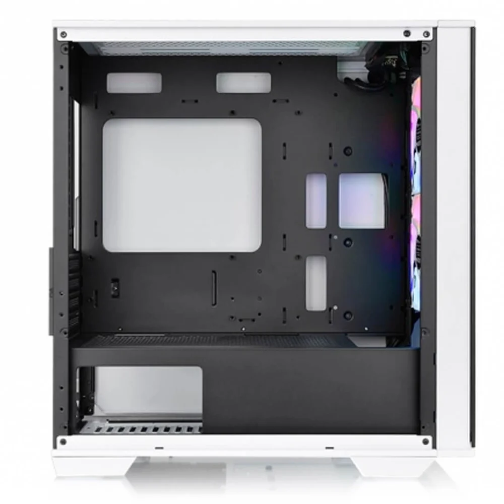 Imagem 2 de 5 do produto Gabinete Thermaltake Divider 170 TG Mid-Tower, ArGB, M-ATX, Vidro, 2 Fans, Snow - Ca1s400s6wn00