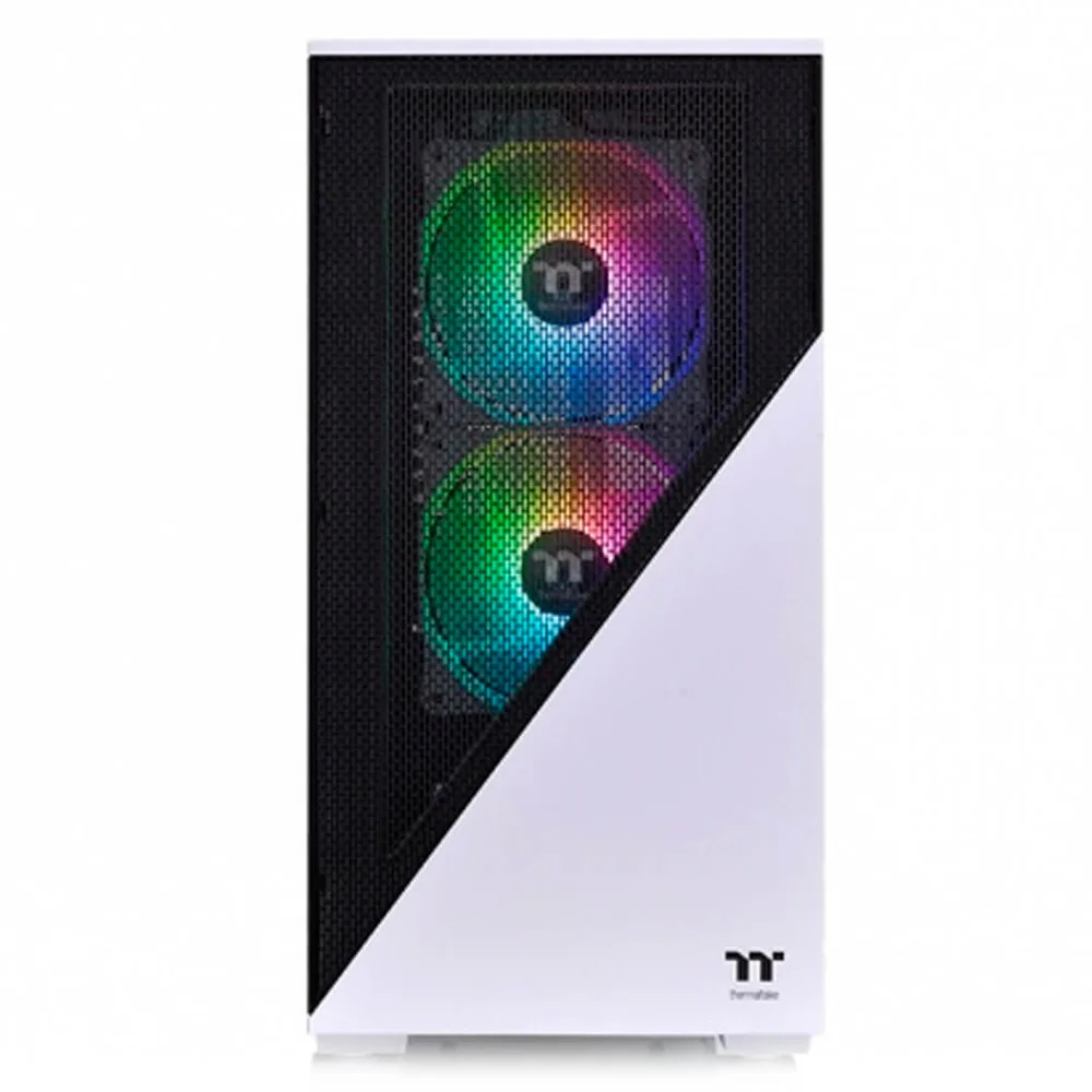Imagem 5 de 5 do produto Gabinete Thermaltake Divider 170 TG Mid-Tower, ArGB, M-ATX, Vidro, 2 Fans, Snow - Ca1s400s6wn00