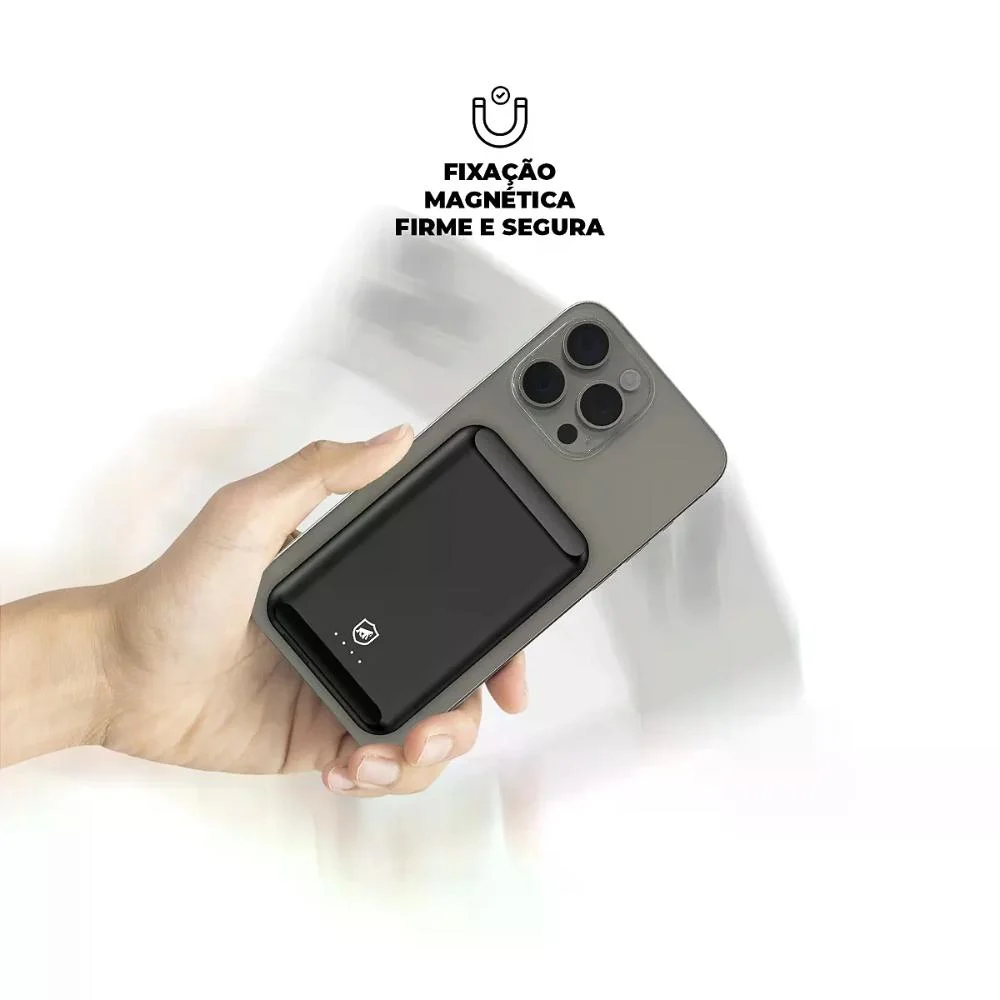 Carregador Portátil Gshield Nano Snap Magsafe