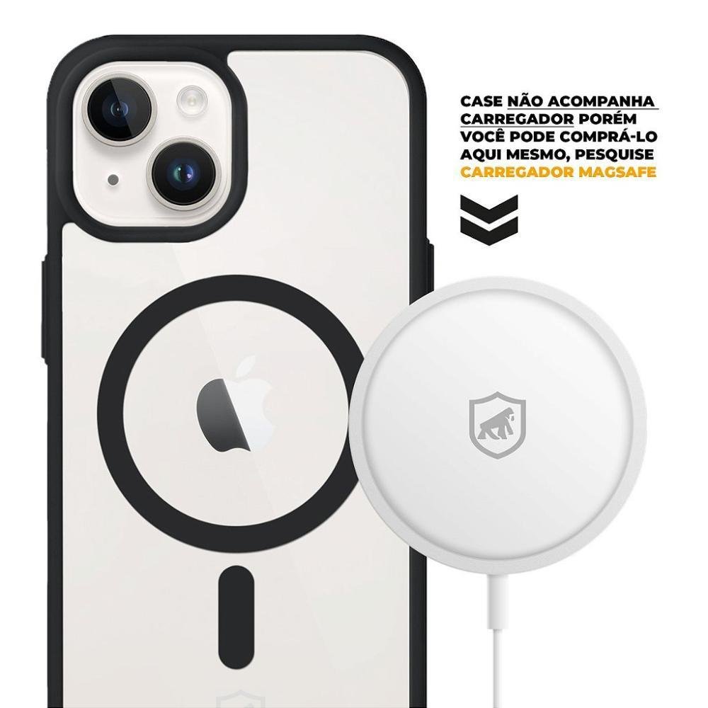 Imagem 3 de 4 do produto Capa Gshield Magsafe, Para Iphone 13 Mini - Preta