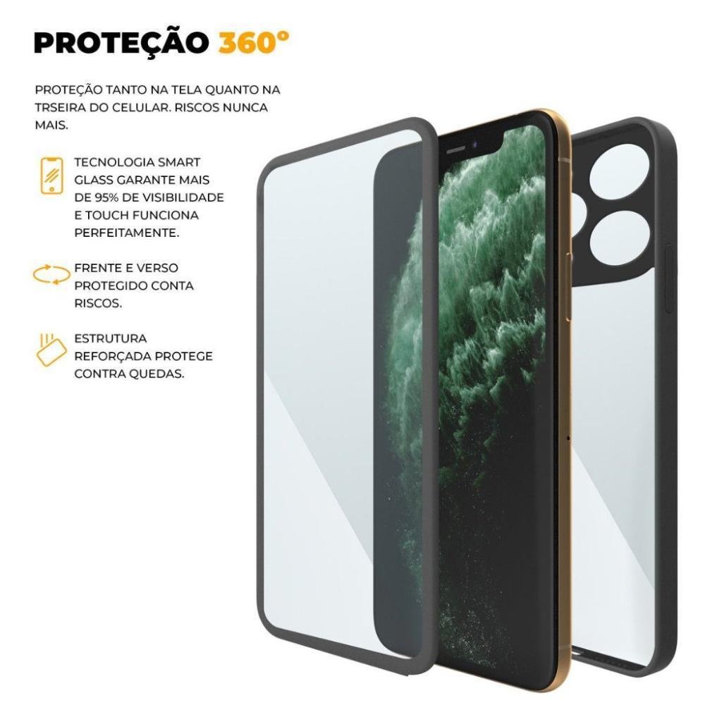 Imagem 2 de 5 do produto Capa Gshield 360, Para Iphone 12 Pro Max - Preto